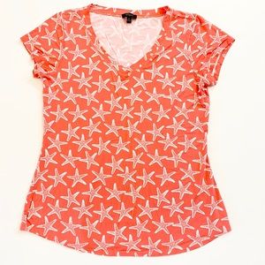 XL Cupio peach starfish tee